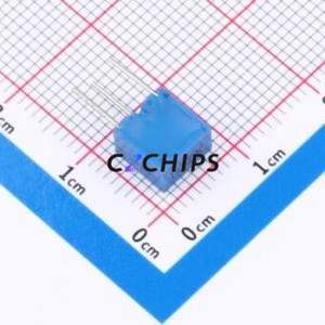ตัวต้านทาน/โพเทนชิโอมิเตอร์แบบปรับได้สำหรับ3362X-201-LF ผ่านชิ้นส่วนรู (THT)-3P, ตัวต้านทาน7x6.8มม. 200Ohm 10% 500mW 250ppm/℃ - Product Image 2