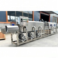 Machine de nettoyage, de stérilisation, de pasteurisation et de séchage automatique à haute pression pour bouteilles/bocaux/canettes en plastique ou en verre