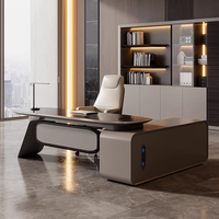 Mobilier de bureau pour chef de bureau Table de bureau exécutive pour chef d'entreprise Table de bureau de luxe pour chef d'entreprise