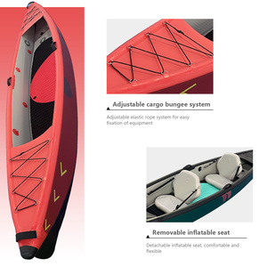 Nueva llegada <span class=keywords><strong>de</strong></span> doble capa inflable plegable canoa bote <span class=keywords><strong>de</strong></span> pesca con PVC <span class=keywords><strong>de</strong></span> goma gruesa para <span class=keywords><strong>dos</strong></span> personas Paddle Kayak - Product Image 4