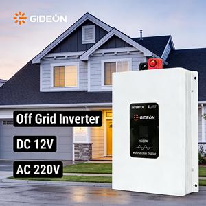 เครื่องแปลงไฟพลังงานแสงอาทิตย์แบบ Pure Sine Wave ขนาด 300W-3KW พร้อมจอ LCD และรีโมทไร้สายสำหรับบ้าน ใช้กับไฟ 12/24/48VDC เป็น 220VAC รุ่น GD-IT048-1500W 1 - Product Image 1