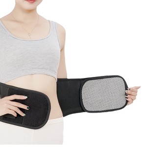 Ceinture lombaire auto-chauffante en tourmaline, respirante, avec plaques de soutien en acier élargies, attache magnétique détachable pour adultes - Product Image 2