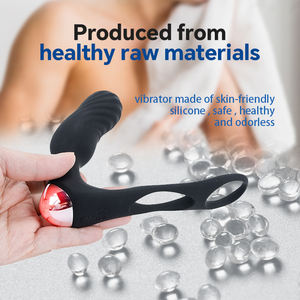 AITE Männliches Anal-Sexspielzeug mit drahtloser Fernbedienung, USB-Mini-Vibrator, 10-Frequenz-Vibrationsmodi, schwarzes Prostata-Massage gerät - Product Image 2