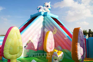 Juego <span class=keywords><strong>Infantil</strong></span> de casa inflable para niñas, casa de juegos <span class=keywords><strong>infantil</strong></span>, JFIP-346 - Product Image 5