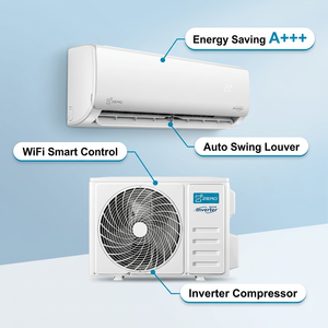 เครื่องปรับอากาศแบบแยกส่วน ZERO 12000-32000 BTU ฮีทปั๊ม น้ำยา R32 ประหยัดพลังงานระดับ A+++ ควบคุมผ่านแอปพลิเคชัน ระบบทำความเย็นประสิทธิภาพสูง - Product Image 1