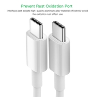 Chargeur de téléphone OEM/ODM Pd Usb Type C Câble de données à charge rapide Usb Blanc 60w Pour Android 3a Chargeur rapide de téléphone portable