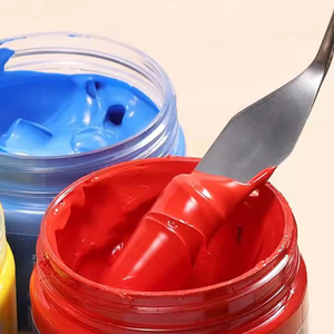 سكين لوحة للفنانين من Foska متعددة الوظائف 5 مقبض خشبي ، مكشطة من الفولاذ المقاوم للصدأ ، ملعقة رسم فني ، مجرفة ، سكين لوحة للفنانين - Product Image 5