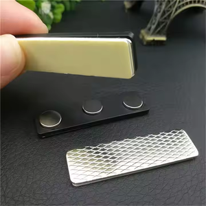 Tùy Chỉnh Tái Sử Dụng Văn Phòng Tên Tag Với Mạnh Mẽ Nam Châm Neodymium Fastener Clip Dính Ủng Hộ Ba Mạnh Mẽ NdFeB Nam Châm Composite - Product Image 2