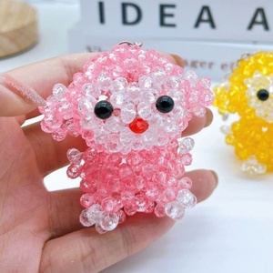 Llaveros de animales personalizados, regalos promocionales, dijes para mochilas escolares infantiles, abalorios acrílicos transparentes de 6mm DIY, llavero de mono adorable - Product Image 2