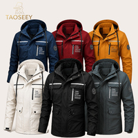 Veste de travail réfléchissante à capuche personnalisée pour homme, plusieurs poches zippées, cordon de serrage, patch, logo OEM, vente en gros, usine