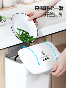 Offre Spéciale nouvelle <span class=keywords><strong>poubelle</strong></span> murale bon marché <span class=keywords><strong>poubelle</strong></span> en plastique porte d'<span class=keywords><strong>armoire</strong></span> de cuisine <span class=keywords><strong>poubelle</strong></span> suspendue avec couvercle - Product Image 4