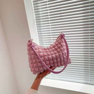 Bolso de hombro acolchado de moda USA Mairun I-0191 con diseño de burbujas y nubes, bolso de mano para mujer, bandolera con correa única y cierre de broche 6 - Product Image 1