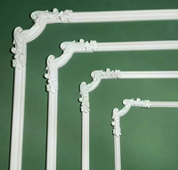 Moulures murales décoratives en polyuréthane blanc pour villa moderne, moulures de plafond et de rail de chaise pour la maison