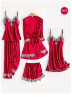 Nouvelle arrivée, robe de mariée rouge sexy pour usage commercial, nuisette, pyjama pour lune de miel