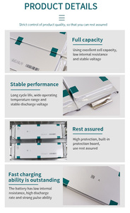 Alta Taxa de Descarga Brand New <span class=keywords><strong>3</strong></span>.7v 63ah Bateria Nmc Lipo Polímero De Iões De Lítio Bateria Recarregável Bolsa Celular - Product Image 4