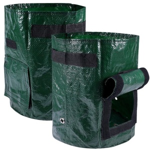 GL Nuevo Saco de Cultivo de Patatas para Jardín, 1 Unidad, de Tela PE, Maceta Gruesa para Hortalizas con Asas y Abertura de Acceso, 7 Galones - Product Image 4