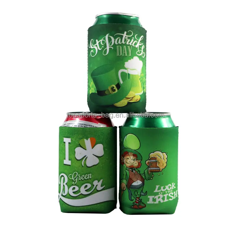 Özelleştirilmiş kişiselleştirilmiş süblimasyon Can soğutucu neopren kutu içecek tutucusu bira özel logo ile kapsayabilir