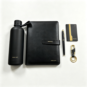 Regalos Corporativos de Lujo al por Mayor, Cuaderno, Taza Térmica, Juego de Regalo Personalizable con Bolígrafo y Botella - Product Image 1