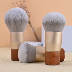 Herramientas de belleza, recién llegado, brocha para polvos sueltos de grasa grande, herramientas de maquillaje individuales, brocha para resaltar el rubor en polvo de alto valor - Product Image 2