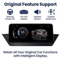 Écran système Linux 10,25 pouces pour BMW X1 E84 2009-2015, lecteur multimédia sans fil CarPlay Android Auto, navigation GPS, unité principale