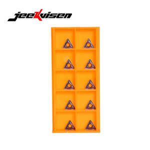 Insertos de carburo Jeekvisen MA TCMT110208 para máquina herramienta de torno, insertos de torneado CNC, pieza de trabajo de acero en forma de triángulo, fabricante de China - Product Image 2
