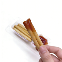 Bâtonnets de pommes de terre soufflées en gros directement de l'usine avec sauce tomate, biscuits à tremper saveur tomate