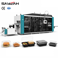 Hoge snelheid automatische fastfood doosmaker PP PS PET PVC plastic voedselverpakking thermoformmachine
