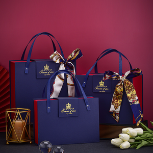 Creatieve Zakelijke Geschenkdozen Vaderdag Blauwe Corporate Geschenkdozen - Product Image 2