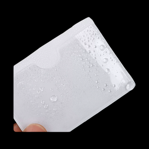 ที่ใส่บัตรแบบใส PVC พร้อมกาว<span class=keywords><strong>ใน</strong></span>ตัว ทนทาน กันฝุ่น สำหรับชั้นวางอุปกรณ์ - Product Image 1
