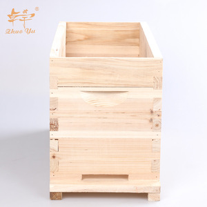 Chất Lượng Cao New Zealand Thông Gỗ Bee Hive Với Khung Cho Nghề Nuôi Ong Thiết Bị Đôi 10F Full Chiều Sâu Úc Tổ Ong - Product Image 4