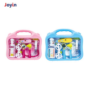 Kit de jeu d'imitation d'outils médicaux <span class=keywords><strong>rose</strong></span> et bleu avec stéthoscope, thermomètre et trousse d'injections pour la maison et la salle de classe - Product Image 3