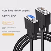 6FT HDB15Macho a HDB15 macho Serial RS232 cable Cable de módem nulo
