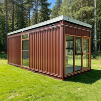 Maisons préfabriquées modernes pliables et mobiles sur mesure avec conteneur extensible en acier de 20 pieds ou 40 pieds pour bureau, hôtel, boutique
