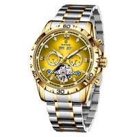 Montre mécanique automatique multifonctionnelle Glenaw 8993, marque haut de gamme, tendance pour hommes, montre de mode pour affaires, étanche