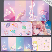 Tapis de souris en caoutchouc personnalisé avec dessin animé, surdimensionné, pour bureau, pour ordinateur portable