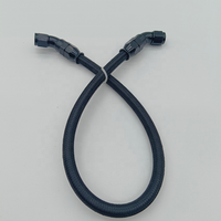 Fengsu installer le raccord PTFE anodisé noir AN8 #8 1/2 AN10 10AN 5/8 E85 Nylon tressé huile carburant ligne PTFE tuyau Kit tuyaux en caoutchouc