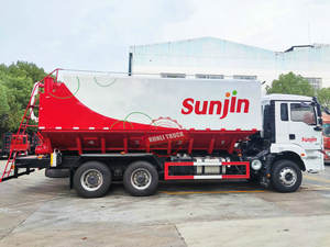 Camion de livraison de céréales en vrac de haute qualité à 10 roues, 30 m³, camion porte-céréales de 20 m³ 10T, véhicule de transport de fourrage en vrac de 15 tonnes - Product Image 6