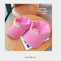 2025 nouveau Style rose casquette de Baseball pour fille amie large bord doux chapeau haut de forme haute qualité mode chapeaux papa casquettes Promotion en gros