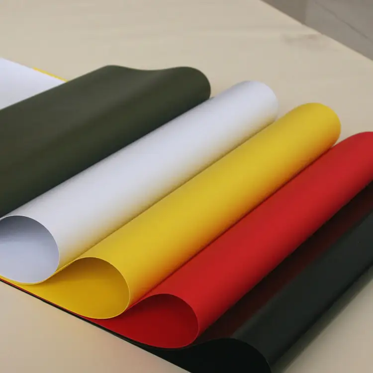 1000D Vinyl PVC Coated Tarpaulin, Sinar Matahari Naungan Tahan Air PVC Terpal, Plastik Glossy Kanvas