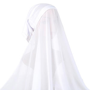 Hijabs instantanés avec bonnet, hijabs en jersey de mousseline unie pour <span class=keywords><strong>femme</strong></span>, <span class=keywords><strong>voile</strong></span> musulman, hijab islamique, écharpe pour <span class=keywords><strong>femme</strong></span>, foulard - Product Image 6