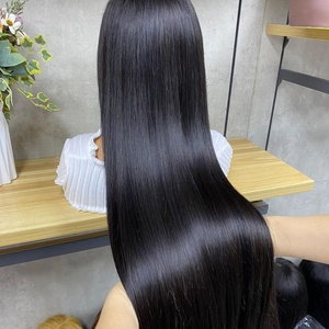 Paquete de Cabello Natural Virgen Súper Doble, Liso y Recto, Color Negro Natural - Product Image 3