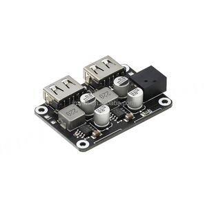 Module de réduction de tension à double USB pour charge rapide 6-30V12V24V vers QC3.0 HWFCP pour recharge de téléphone en voiture - Product Image 2