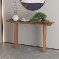 Nouvelle table console en bois massif de style chinois plate-forme d'observation d'hôtel armoire d'entrée longue murale Table retournée d'inspiration zen