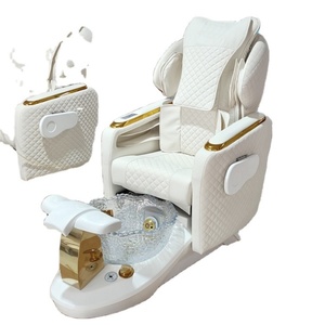 Salon de manucure de luxe Kisen, spa pour les pieds multifonctionnel, massage électrique réglable, spa pour les ongles, chaise de pédicure en PU moderne - Product Image 1