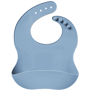 Bavoir d'alimentation pour bébé, imperméable, super doux, en silicone tricoté, anti-bavures et anti-salive, design 3D large - Product Image 5