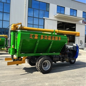Tricycle Chaser Bin Berpenggerak Sendiri dengan Motor Auger Hidrolik & Pompa, Hopper 3m untuk Panen Tanaman Gandum, Padi, Jagung - Product Image 6