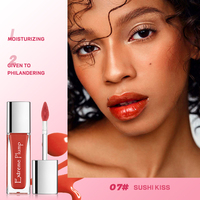 Lip Gloss pelembap alami, minyak bibir berkilau, memberi nutrisi, Label pribadi, 13 warna, kosmetik, ringan