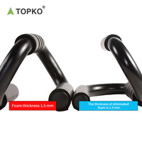 TOPKO-Barre de Push Up en Acier Offres Spéciales pour Exercice de Fitness, Barres d'Exercice de Force Musculaire, Barre de Push Up Parallèle
