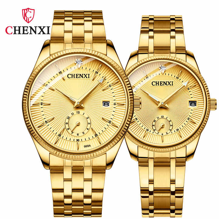Chenxi 069 Luxury Quartz Watches for Couples | Stylish Waterproof