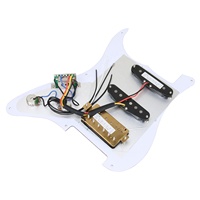 Guitare électrique haut de gamme ST 3 plis écaille de tortue chargée pré-câblée Pickguard SSH Pickguard avec micros Alnico 5